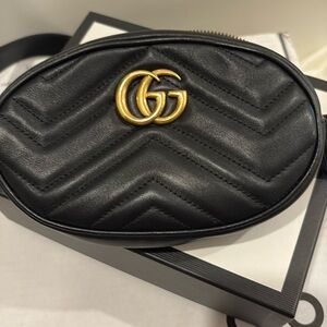 GG Marmont Belt Bag Matelasse Leather